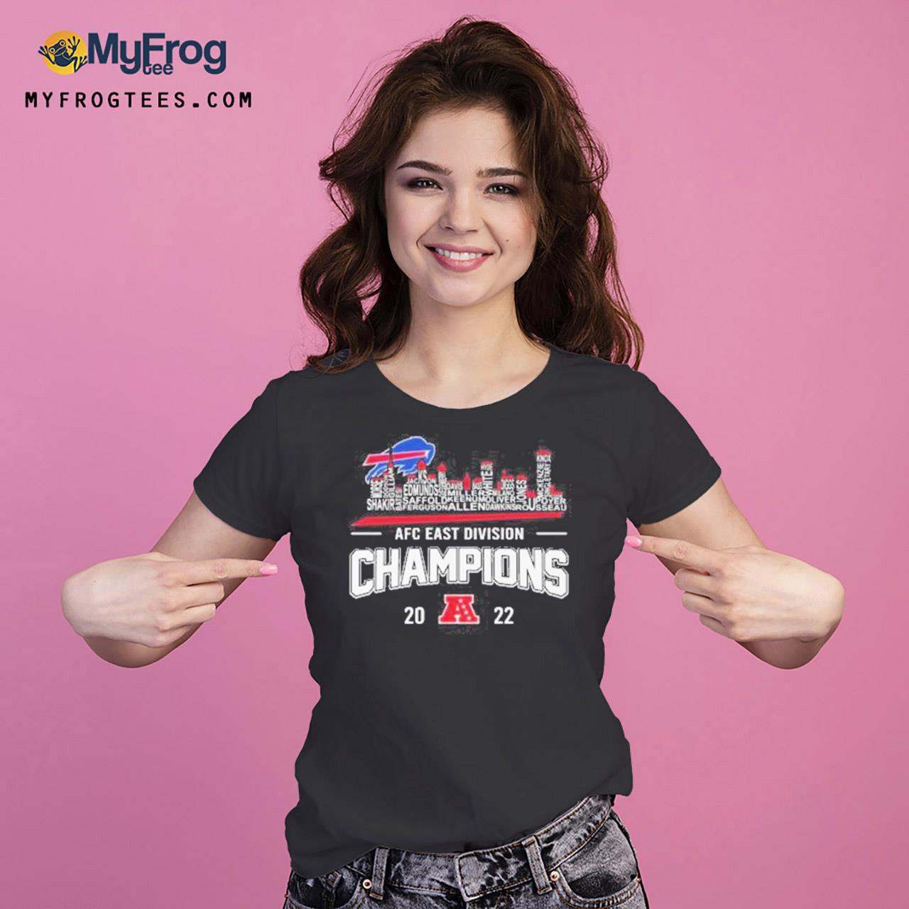 2022 Afc East Champions Buffalo Bills Skyline Shirt, hoodie, sweater, long  sleeve and tank top