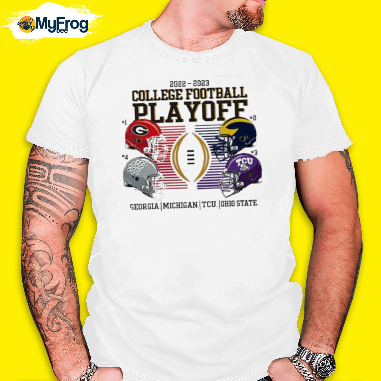 College Football playoff Georgia Michigan tcu Ohio state 20222023 shirt