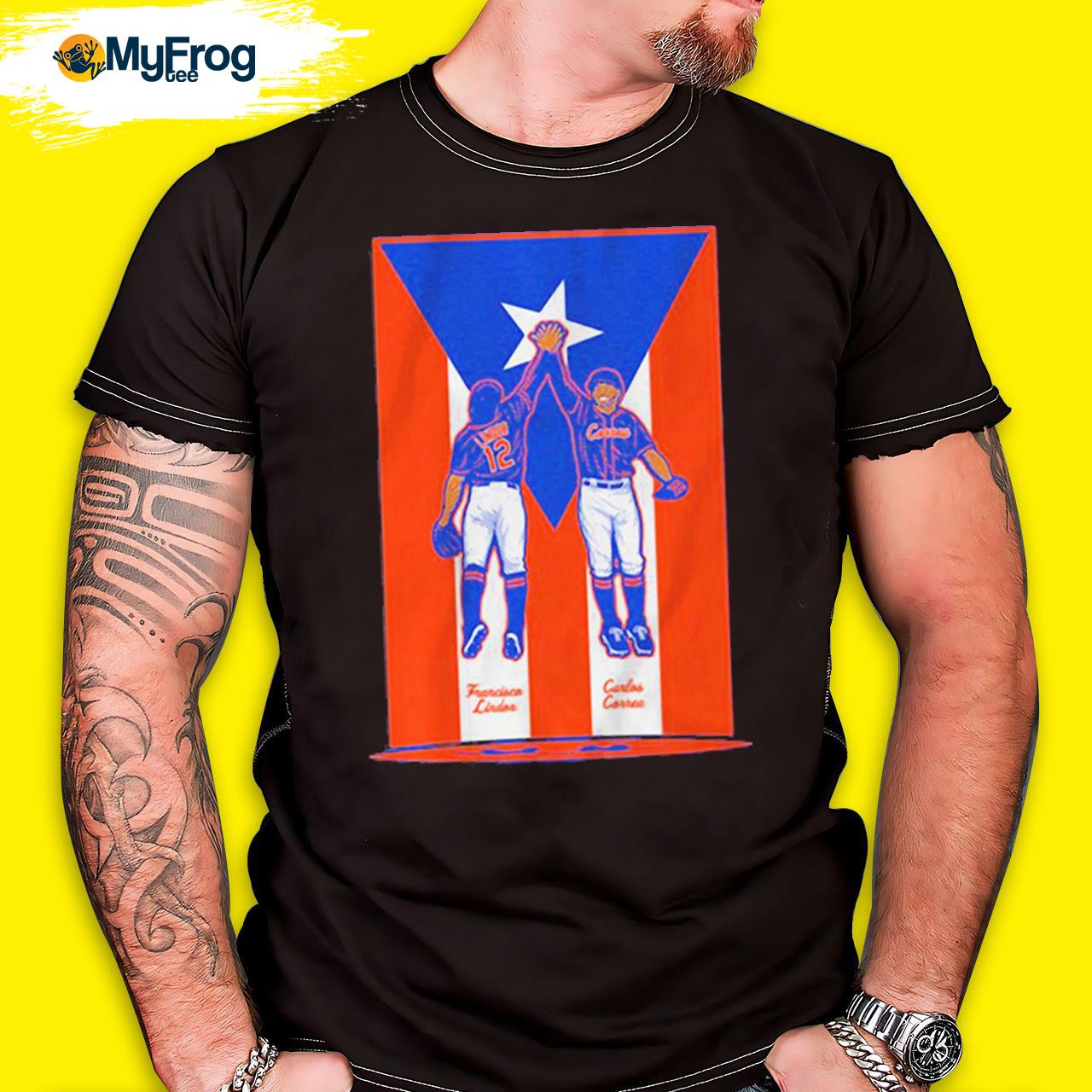 Francisco Lindor And Carlos Correa Puerto Rican Pride Shirt, hoodie,  sweater, long sleeve and tank top