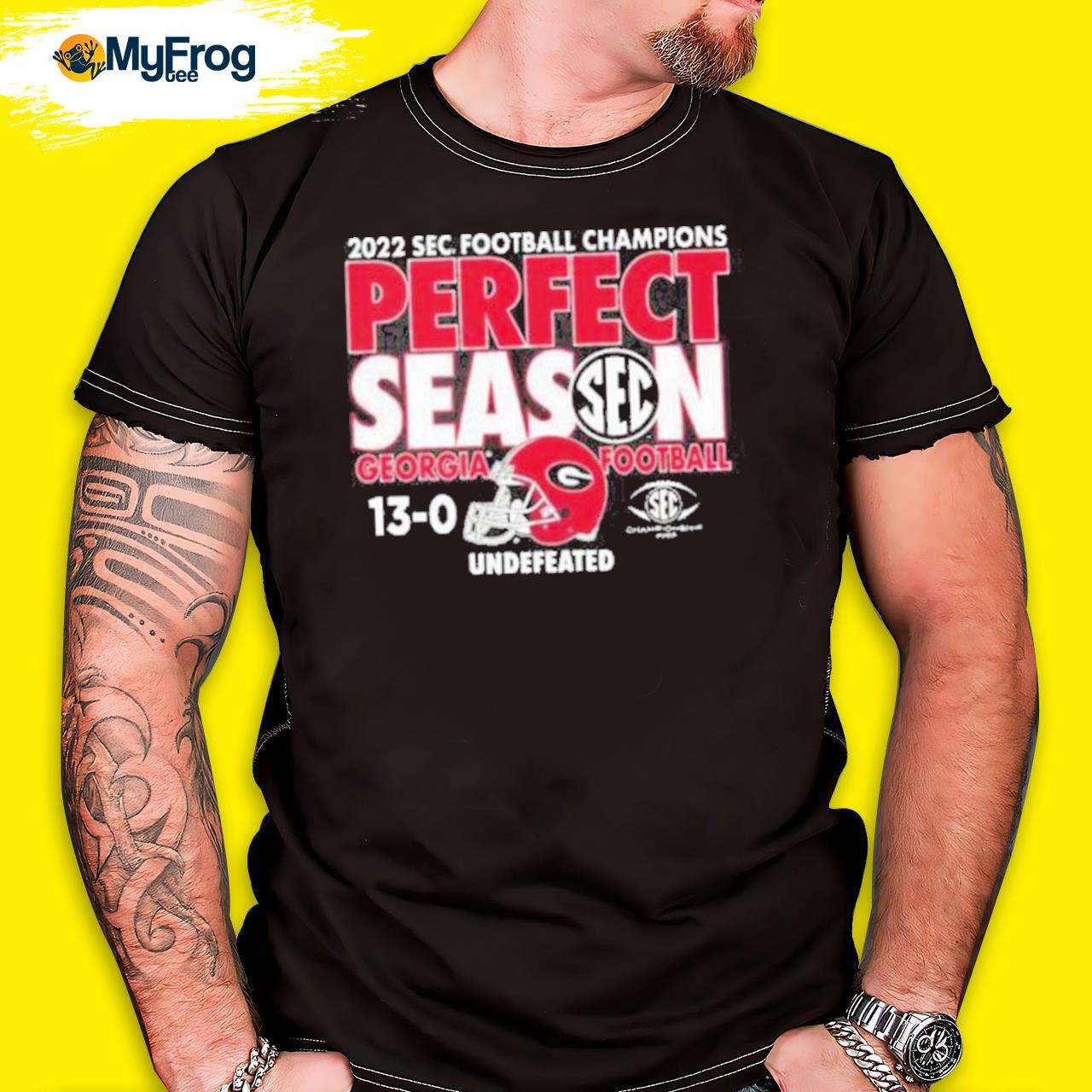 Georgia Bulldogs 13-0 2022 Sec Football Champions Perfect Season shirt