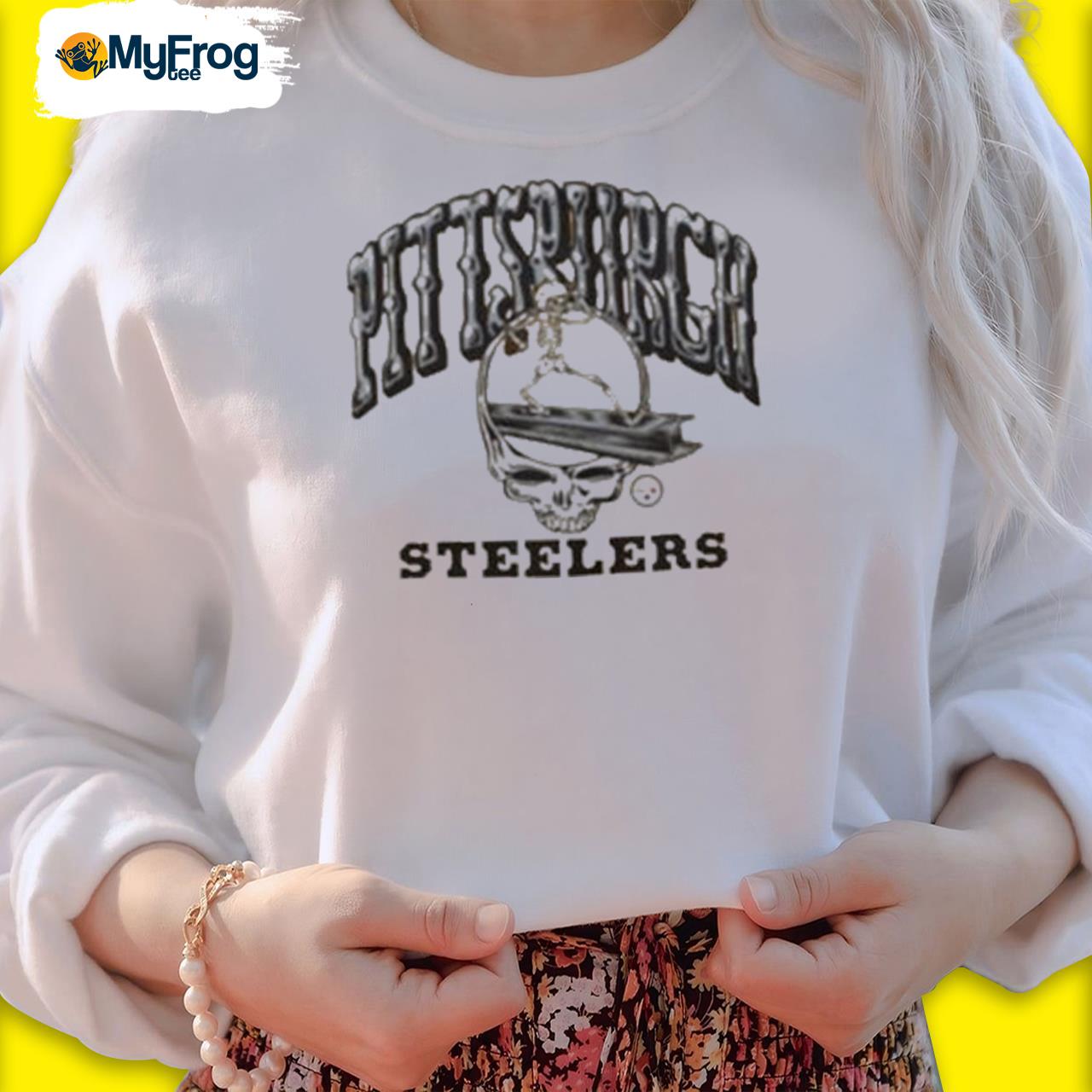 Grateful Dead Homage Pittsburgh Steelers T-Shirt