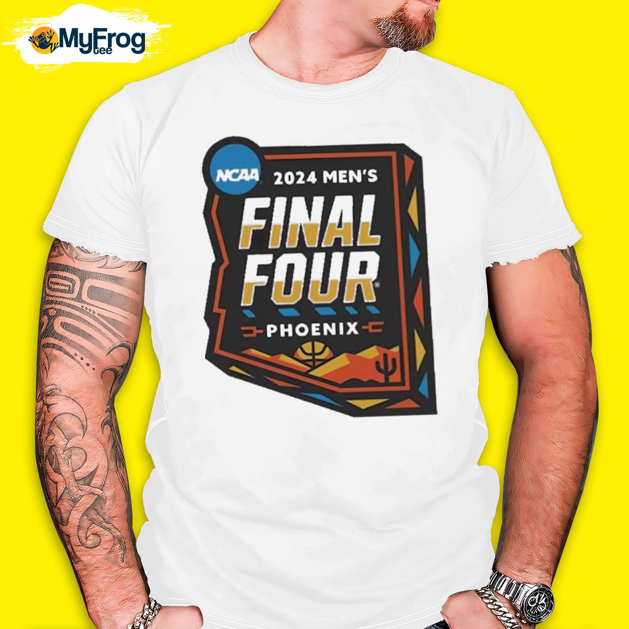 Jim Weber Ncaa 2024 Men’s Final Four Phoenix Logo Tee Shirt