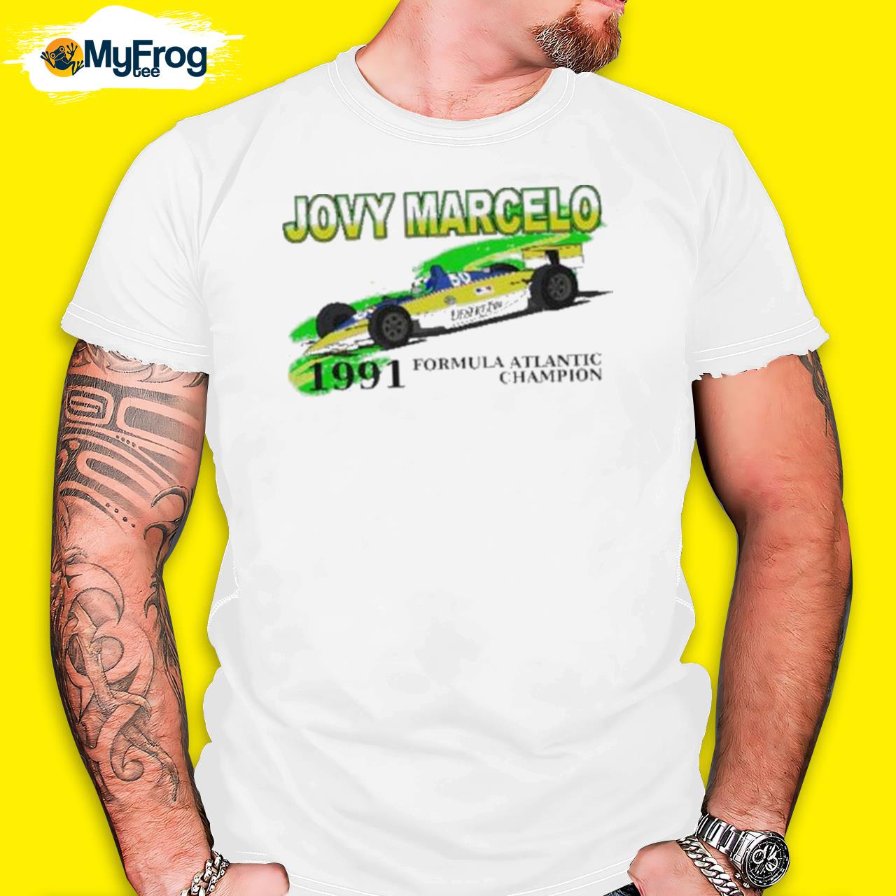 Jovy Marcelo 1992 Formula Atlantic Champion shirt