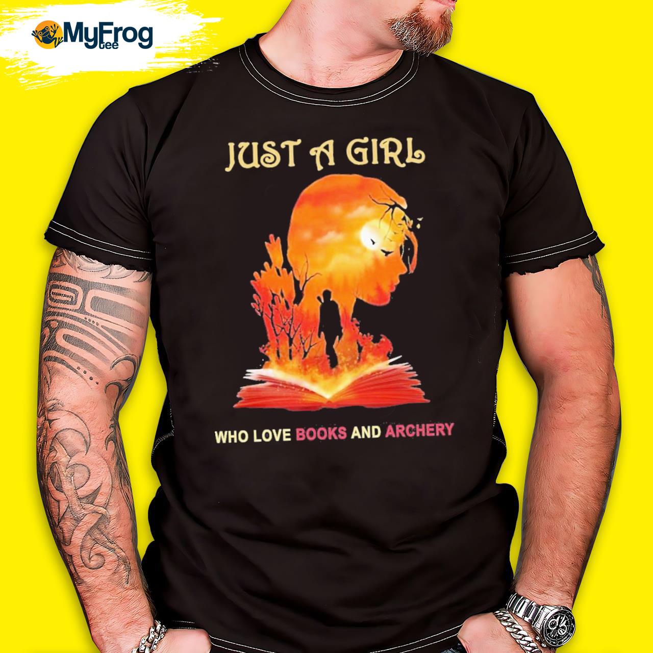 Just A Girl Who Love Books And Archery T-shirt