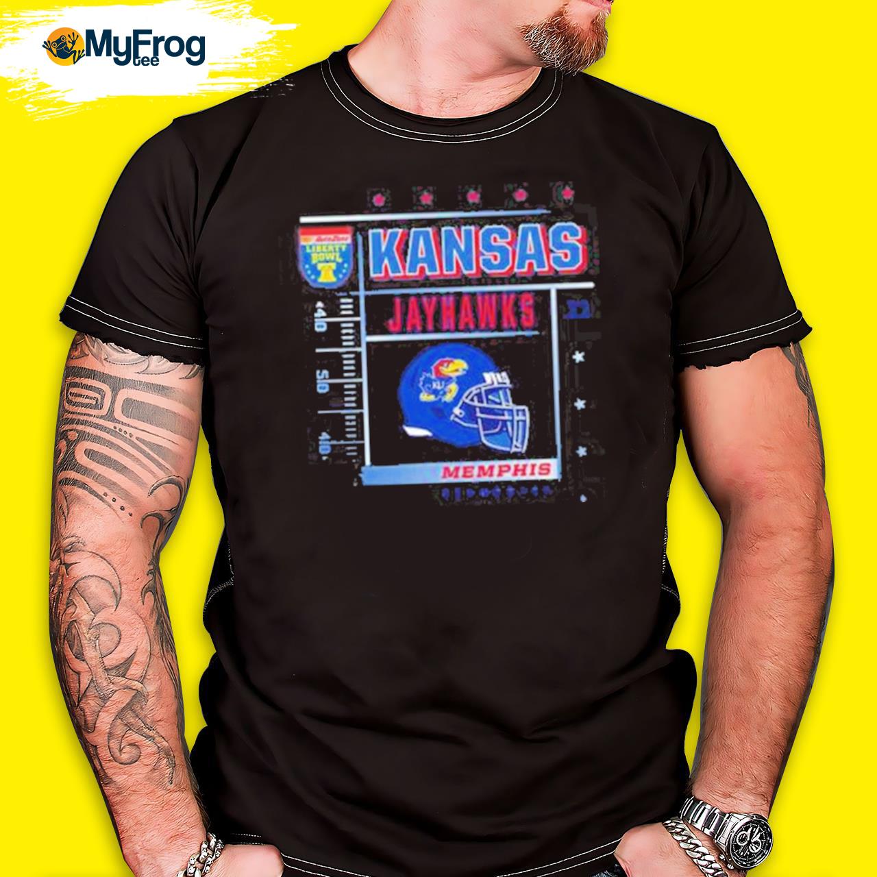 Kansas jayhawks 2022 liberty bowl bound shirt