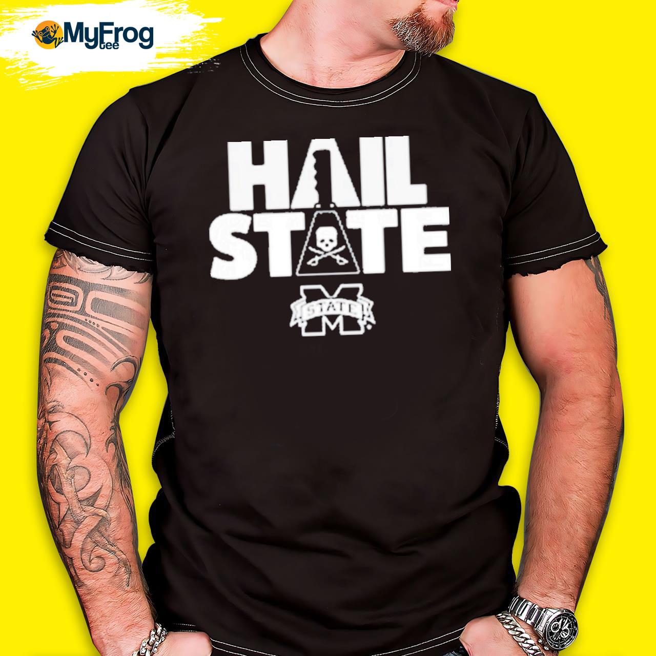 MississippI state Bulldogs mike leach hail state shirt
