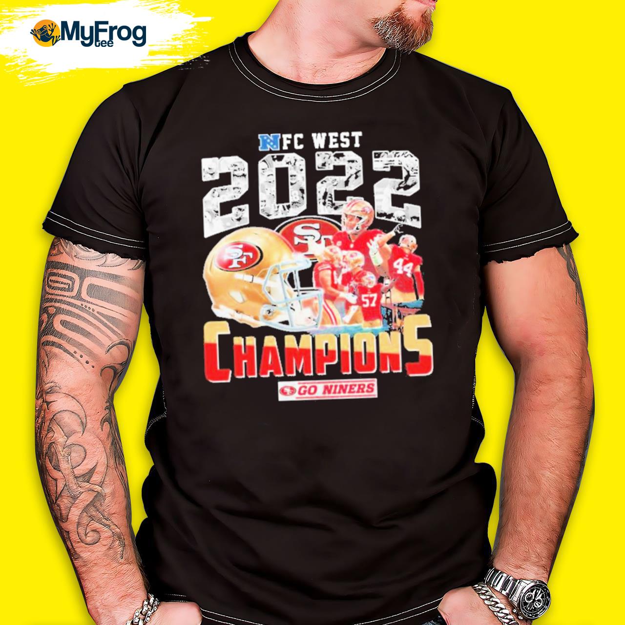 NFC West 2022 Champions Go Niners San Francisco 49ers Shirt