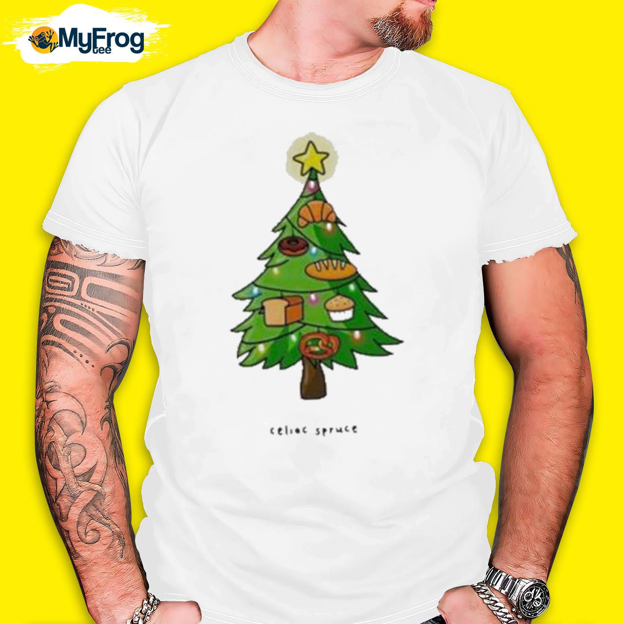 Official Celiac Spruce Tree Christmas Light 2022 Tee Shirt
