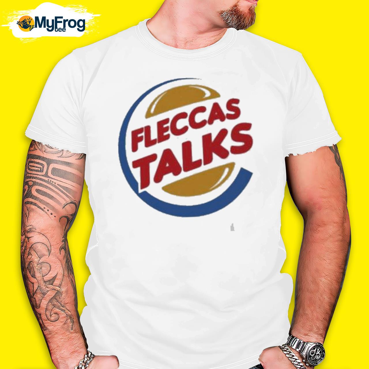 Official Fleccas Talks Burger shirt