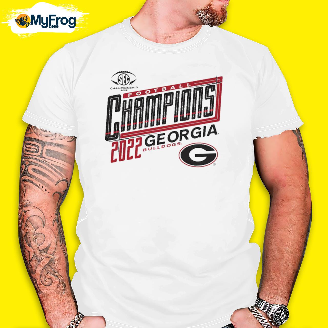 Official Georgia Bulldogs Blue 84 2022 SEC Football Conference Champions T-Shirt