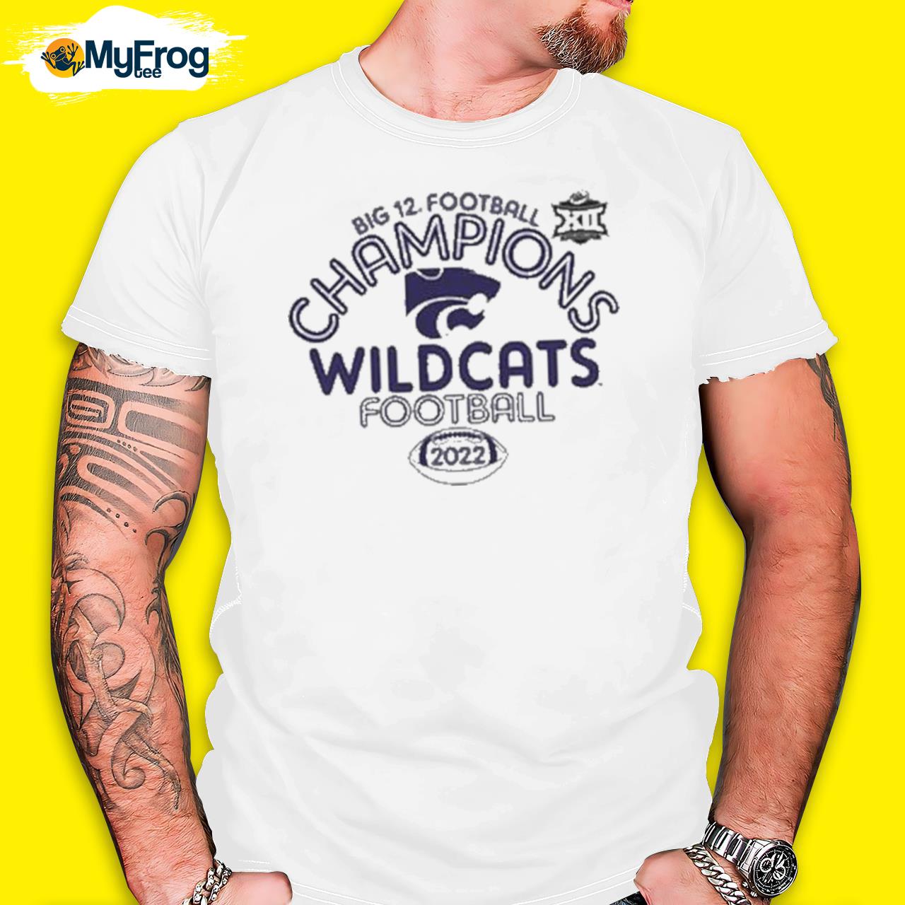 Official K-State Wildcats 2022 Big 12 Football Champions shirt