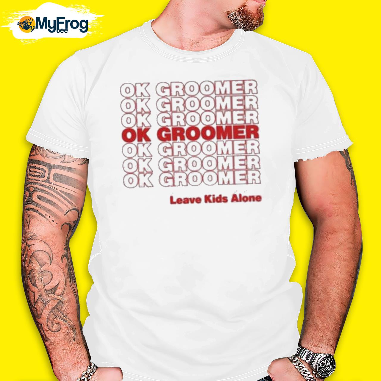 Official Ok Groomer Leave Kids Alone shirt