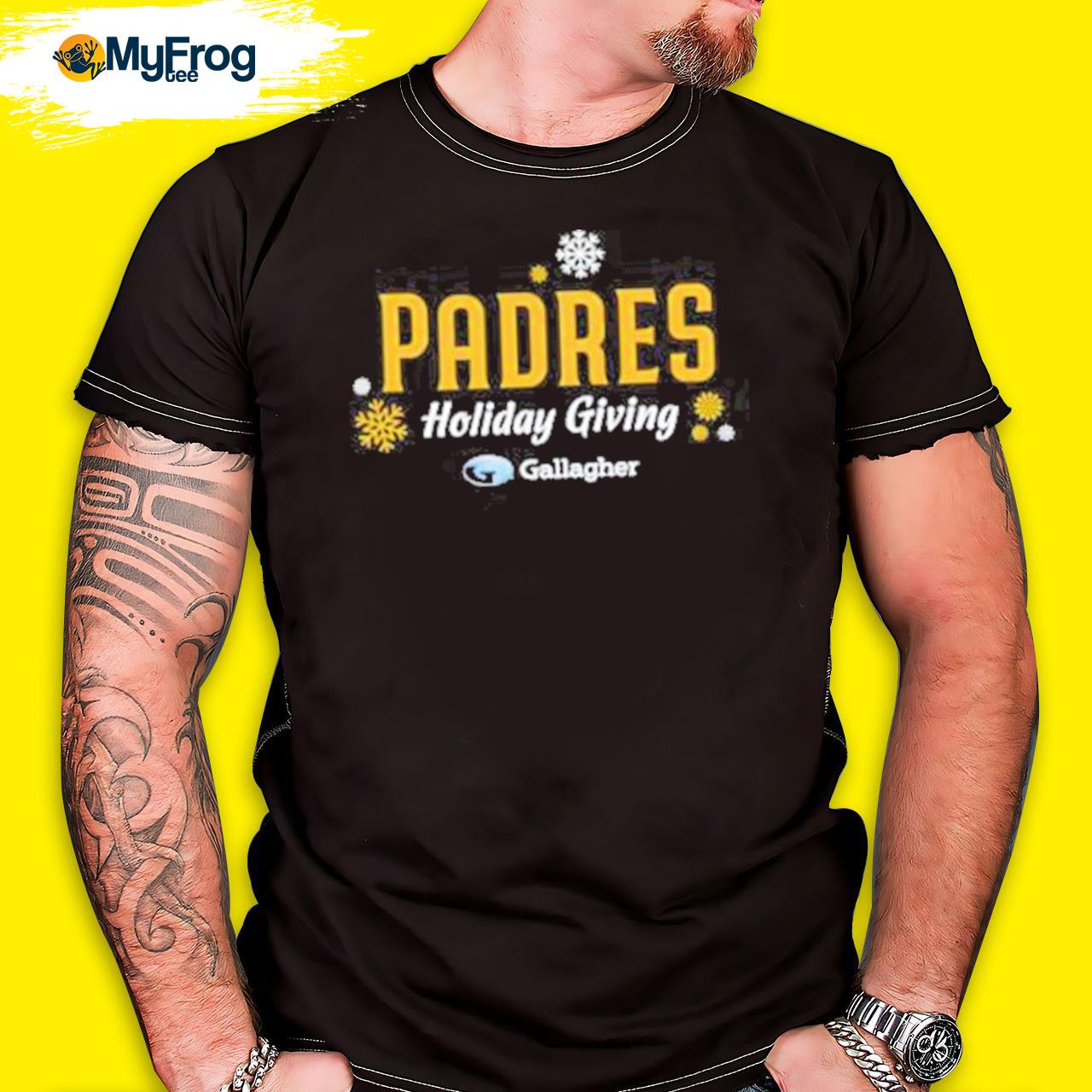 Official Padres Holiday Giving Gallagher shirt