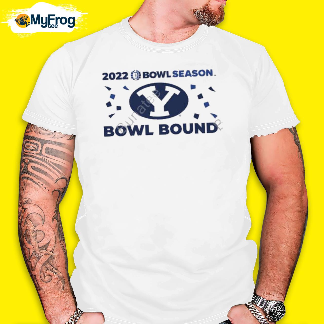 Preston Rex Wearing 2022 Bowl Season Byu Bowl Bound Shirt