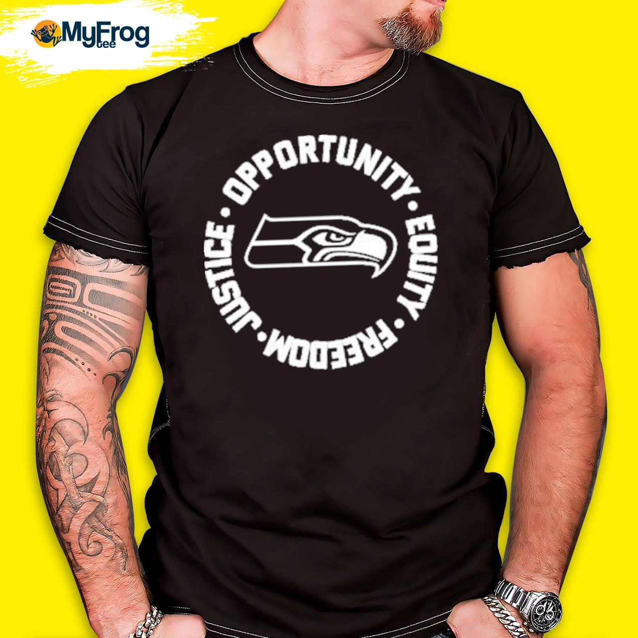 Opportunity Equity Freedom Justice Los Angeles Rams Football Shirt  Longsleeve