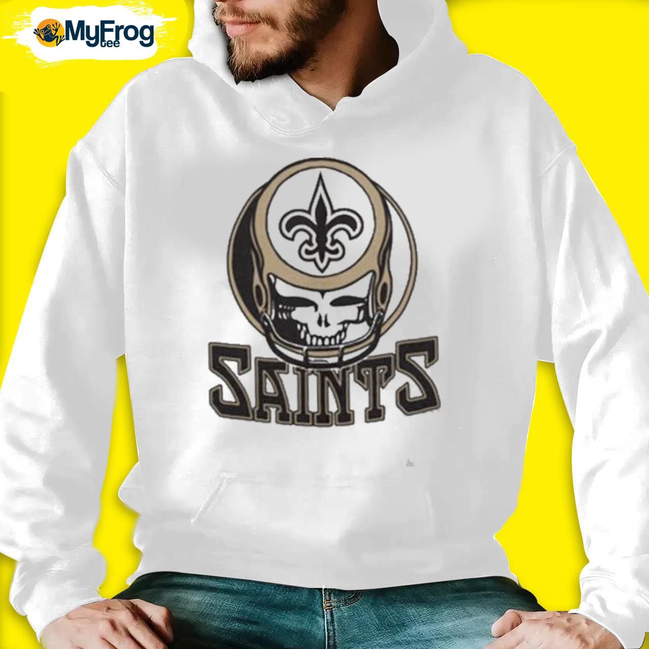 New Orleans Saints Skull T-Shirt