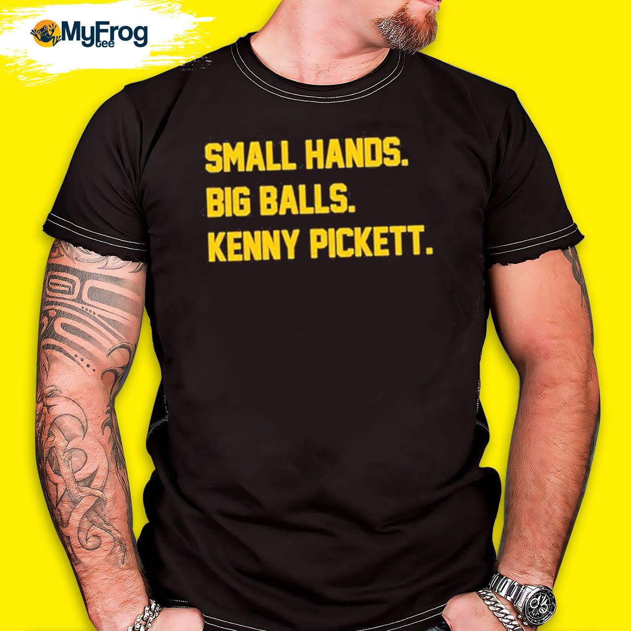 Kenny Pickett Small Hands Big Balls Pittsburgh Football Fan T Shirt –  theSteelCityTshirts