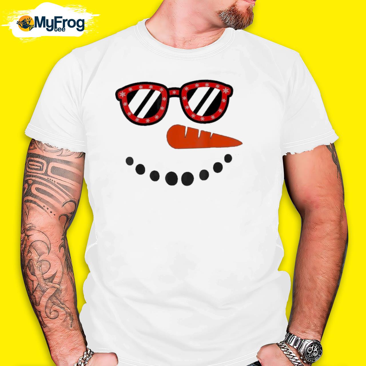 Snowman Christmas Shirts For Men Women Snowman Girls Boys T-Shirt