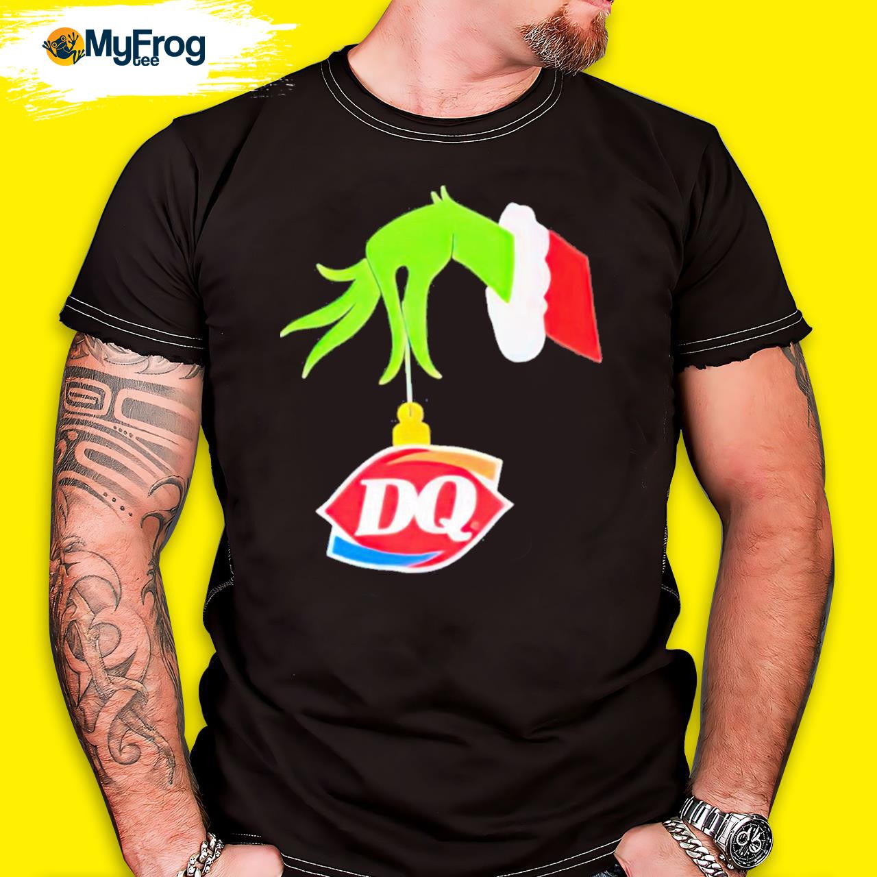 The grinch dairy queen logo merry christmas shirt