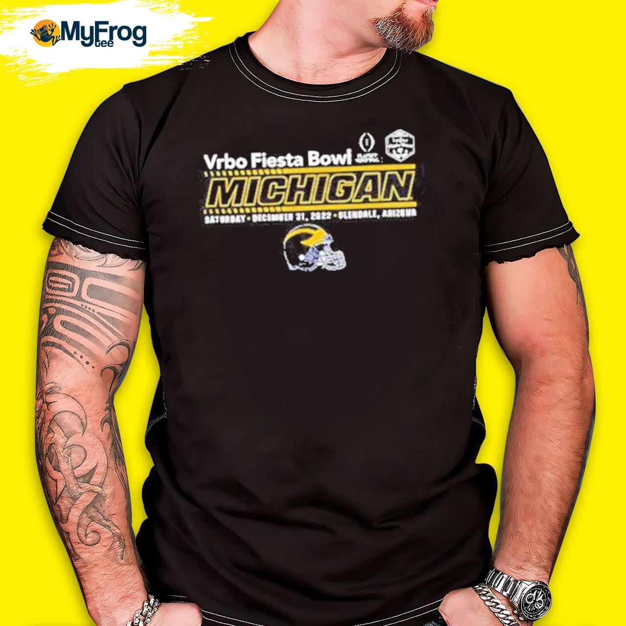 Vrbo fiesta bowl Michigan wolverines 2022 shirt