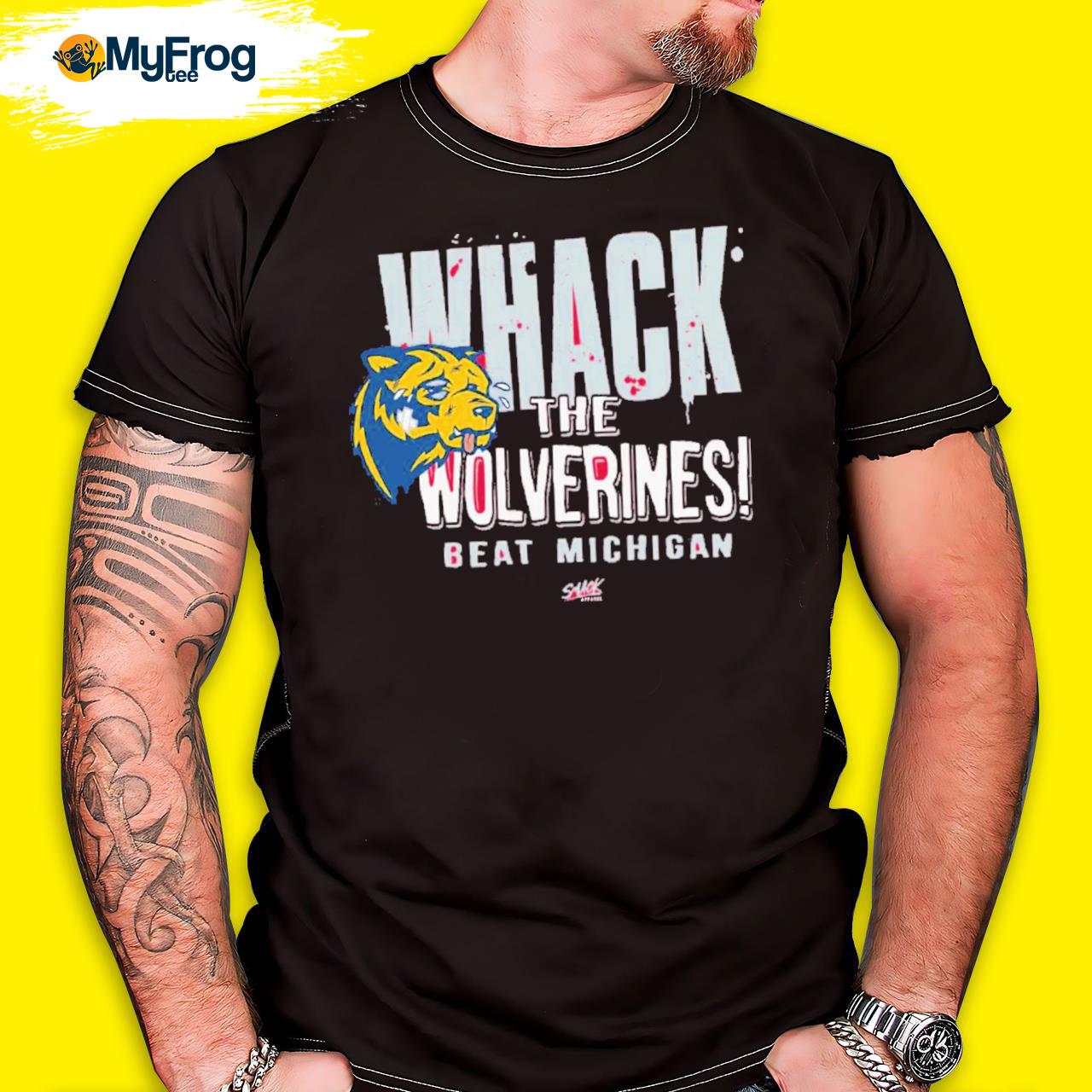 Whack The Wolverines Beat Michigan Ohio State College Smack shirt