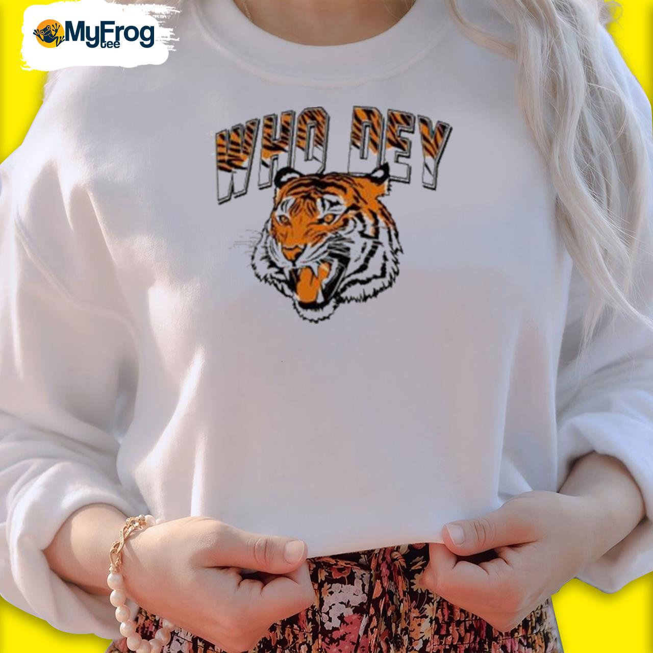 Cincinnati Bengals White Bengal Who Dey Bengals Shirt, hoodie, sweater,  long sleeve and tank top