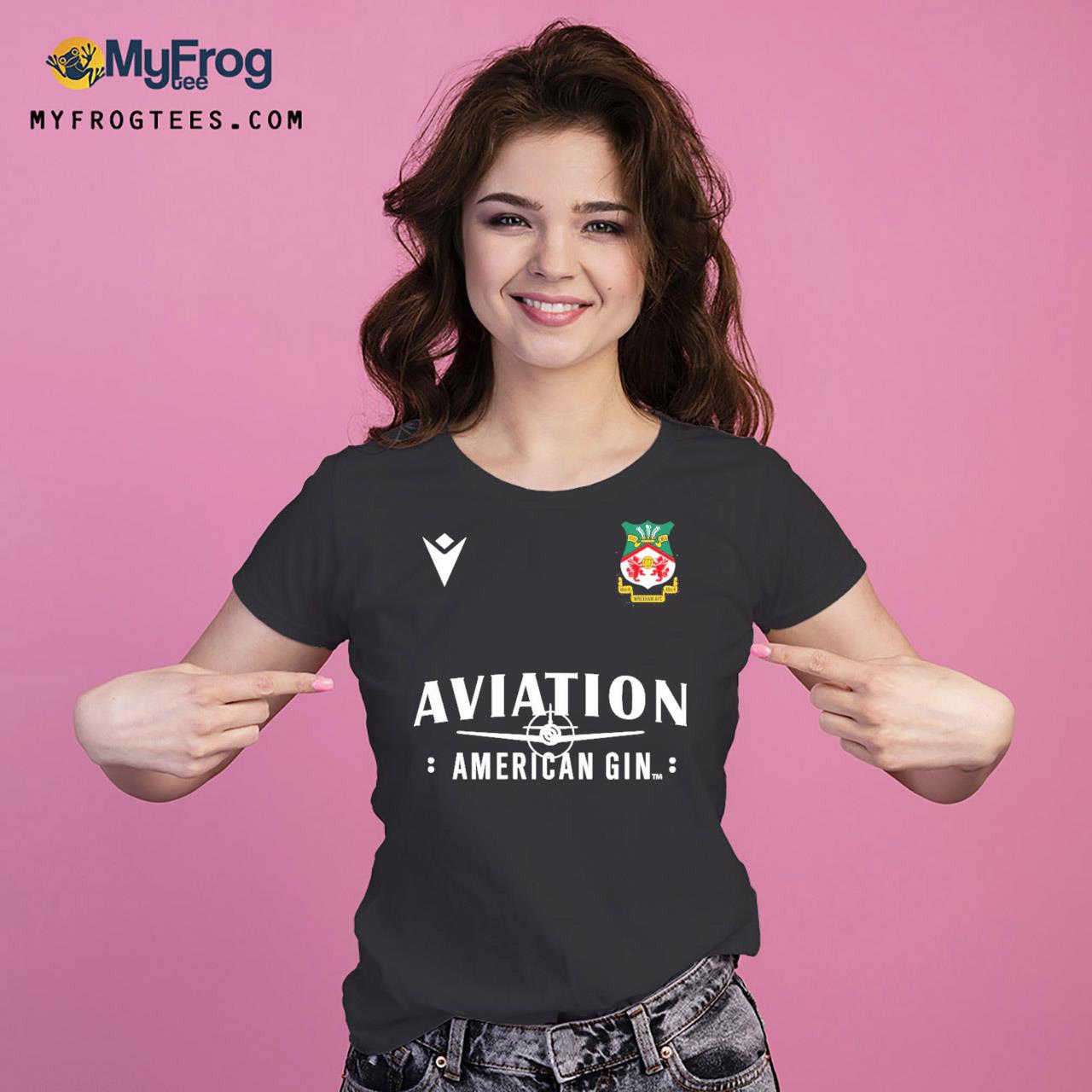 Official wrexham fc football club aviation american gin gede t