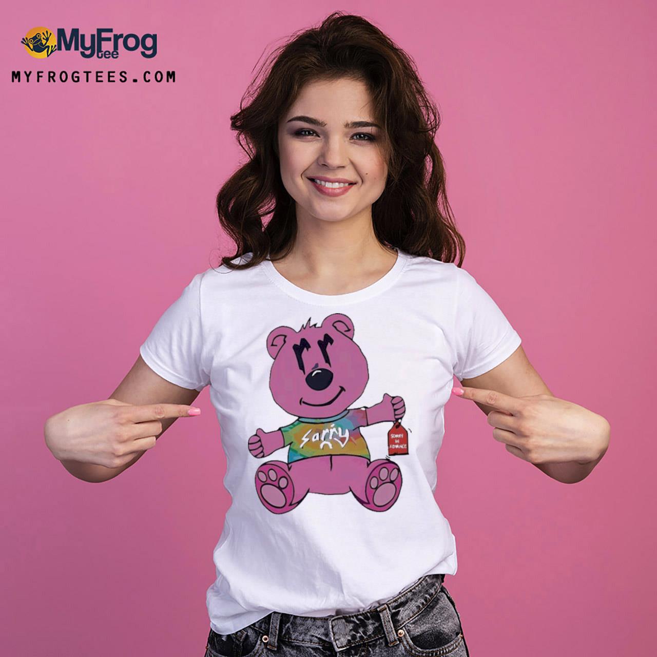 Joe Burrow Sorry Pink Bear T-shirt - Trends Bedding