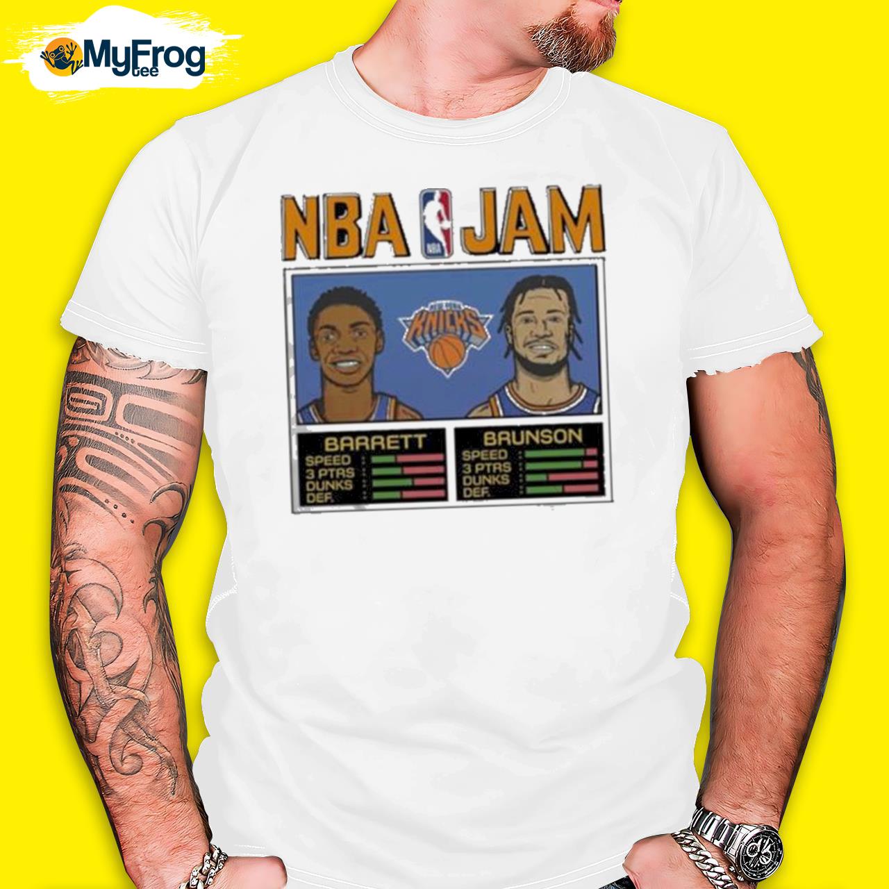 2023 Rj Barrett ' Jalen Brunson New York Knicks Homage Nba Jam Shirt,  hoodie, sweater and long sleeve