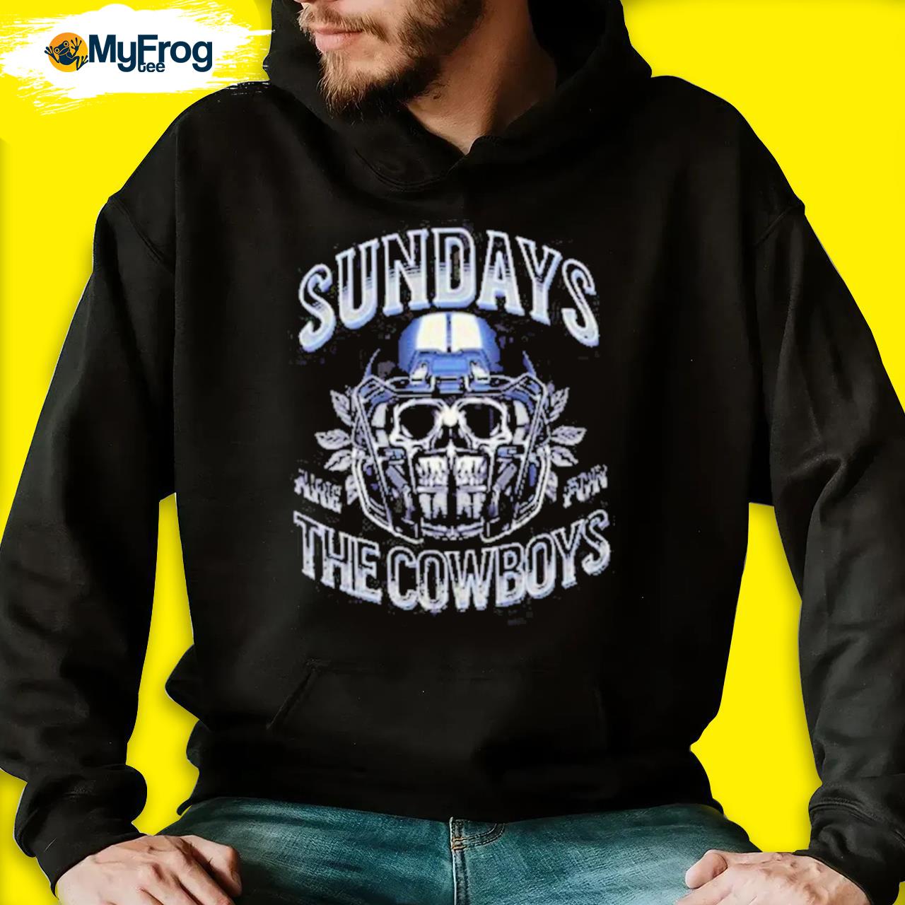 Skull Sundays Are For The Cowboys Dallas Cowboys Football T-Shirt - REVER  LAVIE