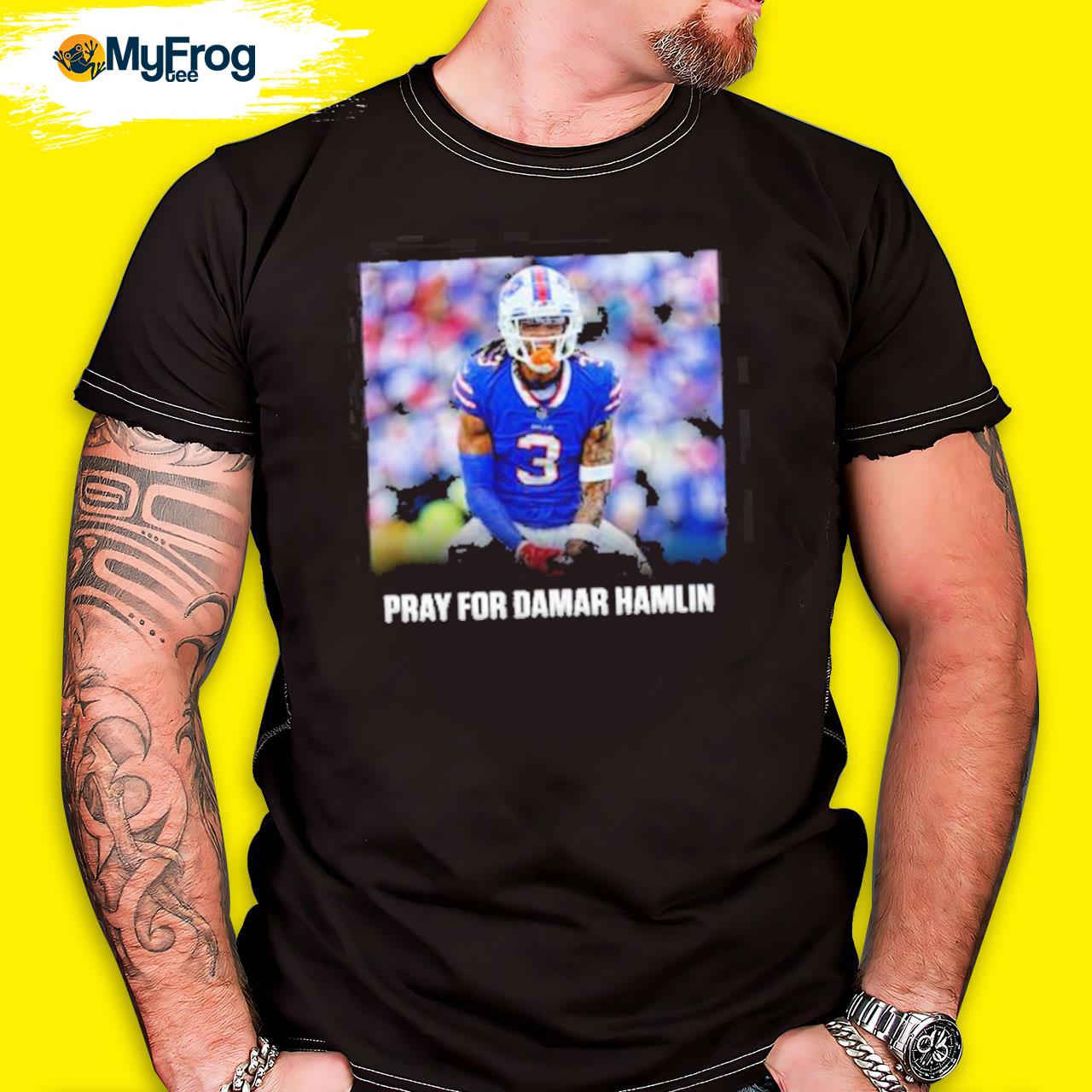 Damar Hamlin Shirt, Buffalo Football Shirt, Pray For Damar Hamlin