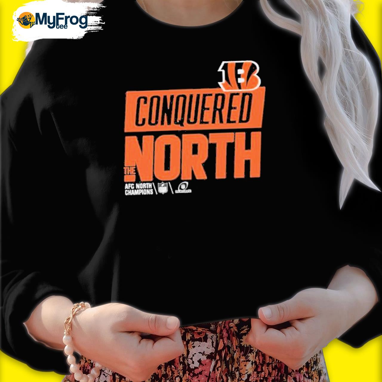 Cincinnati Bengals Conquered The North 2022 AFC Conquered North Champions  Shirt, hoodie, sweater, long sleeve and tank top