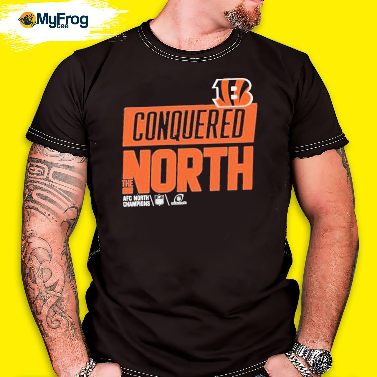 CincinnatI bengals conquered the north north champions shirt