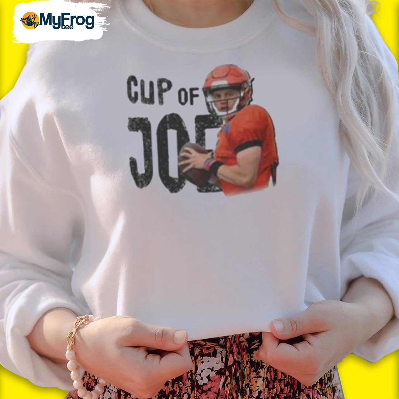 joe burrow white shirt