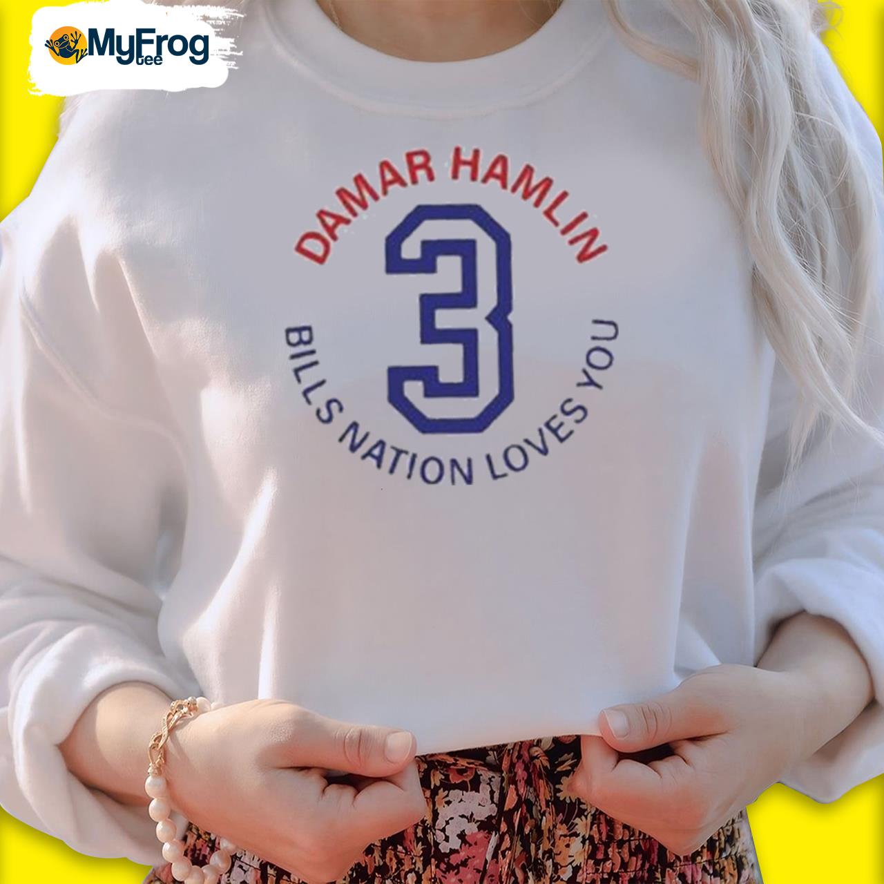 Bills Love For Damar Hamlin 3 Shirt, hoodie, sweater, long sleeve and tank  top