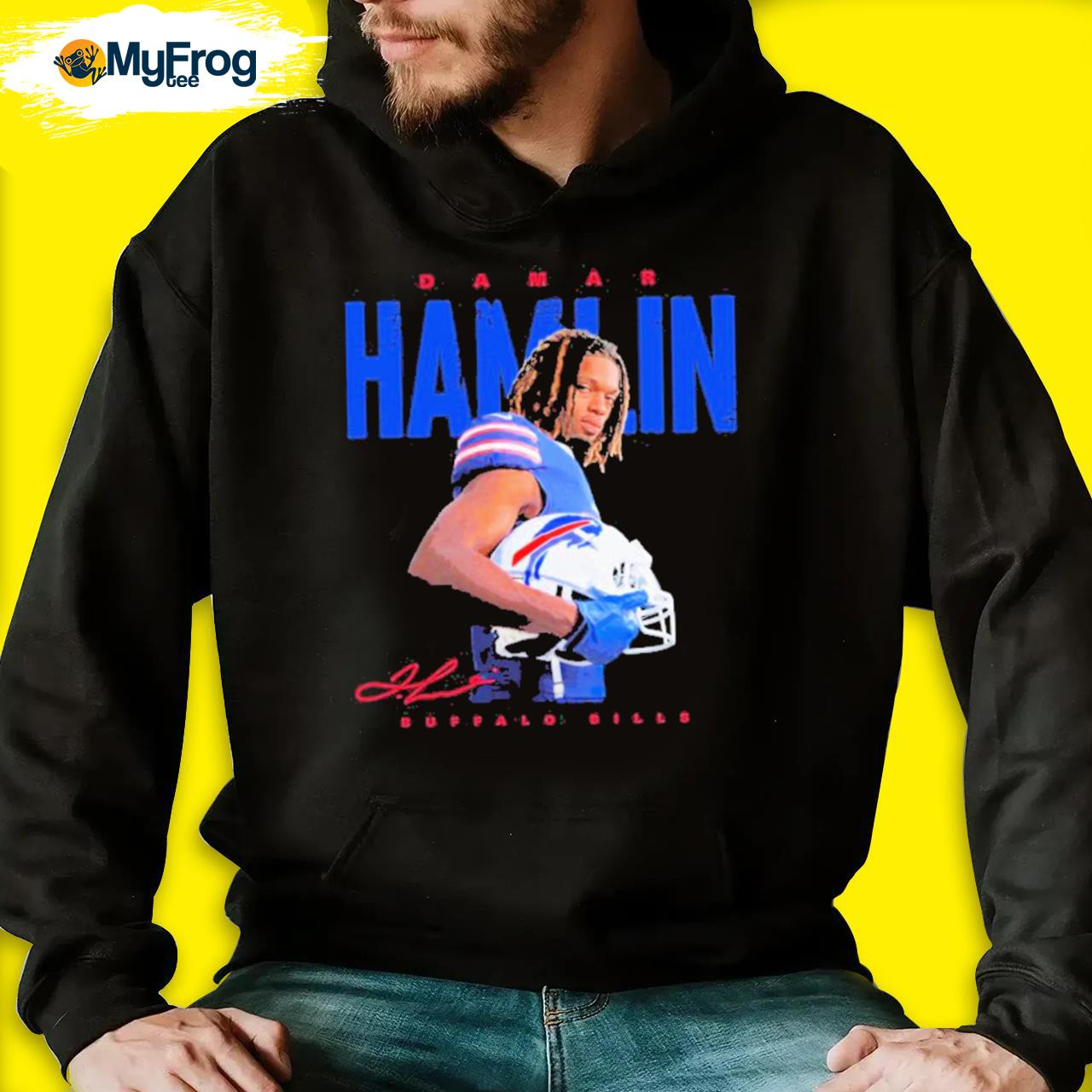 Damar Hamlin Buffalo Bills Signature Shirt, hoodie, sweater and long sleeve