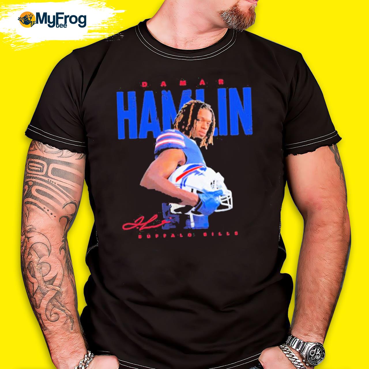 Damar Hamlin Buffalo Bills Signature Shirt