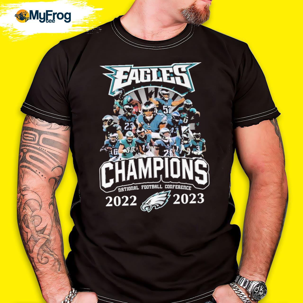 Philadelphia Eagles Champions national football conference 2022