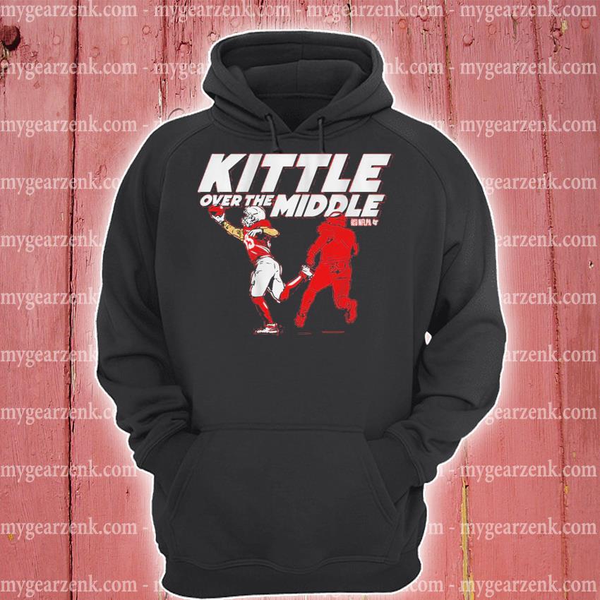 Kittle Over The Middle Shirt, Hoodie - Officially Licensed - BreakingT