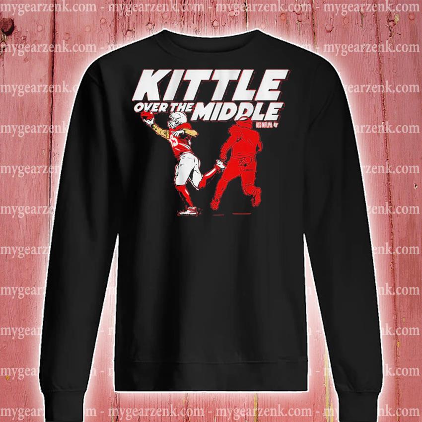 George Kittle Over the Middle 2023 T-Shirt, hoodie, sweater, long