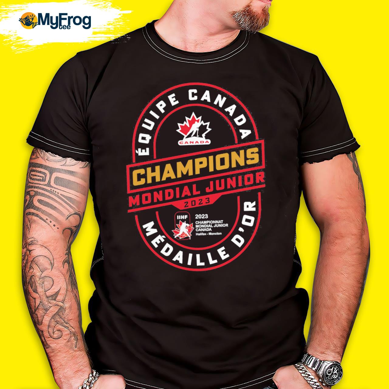 Hockey Canada Fanatics Branded 2023 Iihf World Junior Ice Hockey Gold Medal Champions Shirt, hoodie, sweater and long sleeve