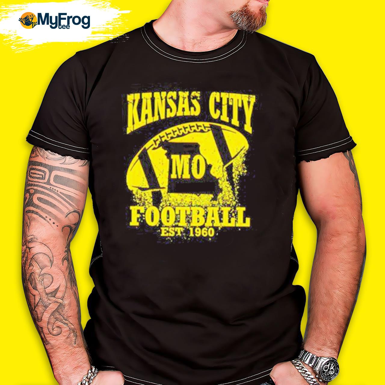 2023 Vintage Kansas City Football KC Missouri, Kansas City Football Logo  Merch, Retro Kansas City Football Logo Shirt, Est. 1960 Kansas City  Football Graphic, Faded Kansas City Football Apparel A-Line Dress for