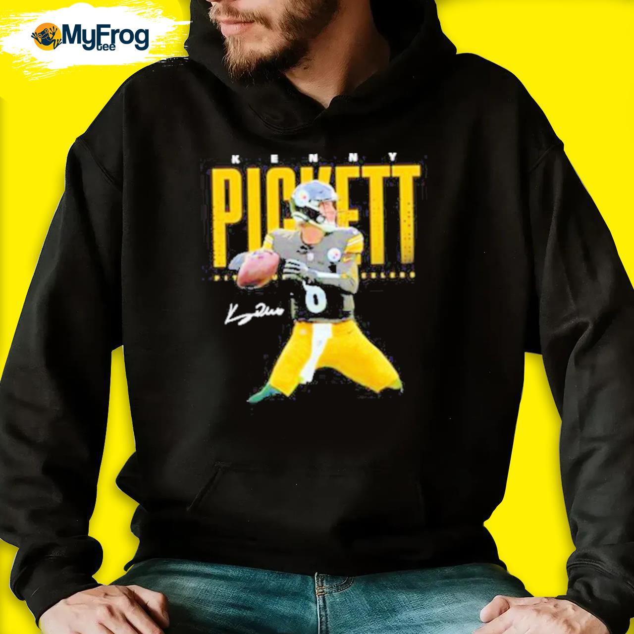 Official Kenny pickett Pittsburgh steelers football signature shirt,  hoodie, sweater, long sleeve and tank top