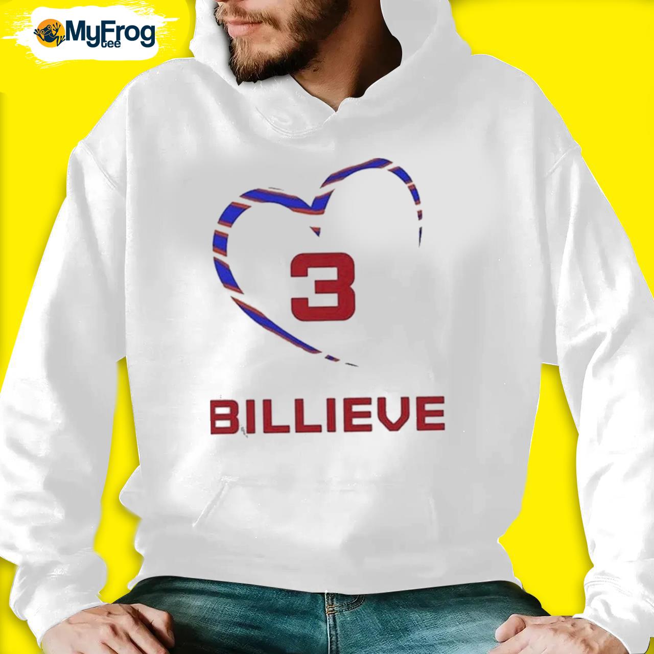 Love 3 damar hamlin billieve shirt, hoodie, sweater, long sleeve and tank  top