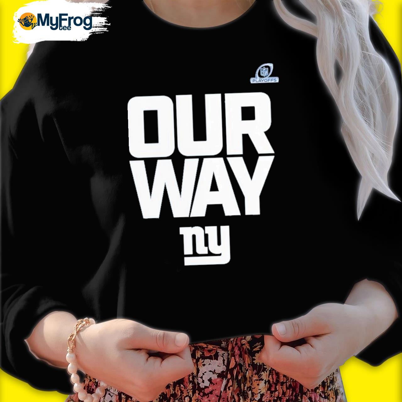 Official New York Giants 2023 NFL Playoffs Wild Card Our Way T