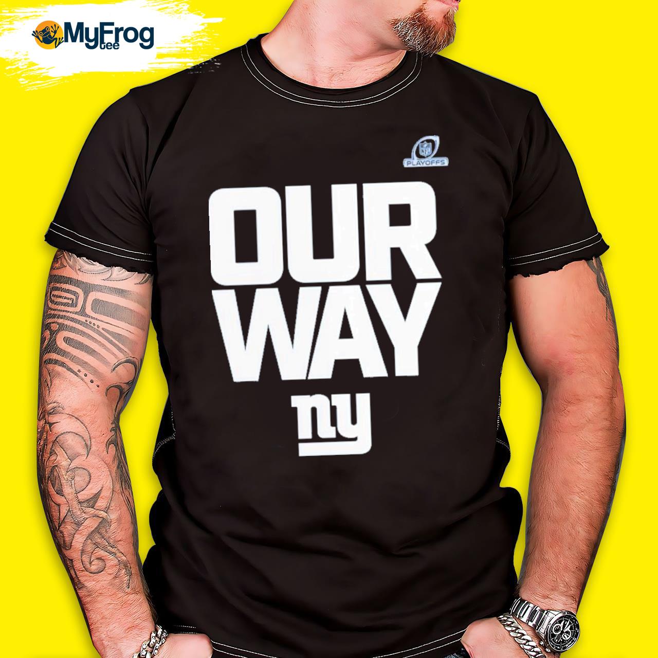 New York Giants 2022 Nfl Playoffs Wild Card Our Way T Shirt, hoodie,  sweater and long sleeve