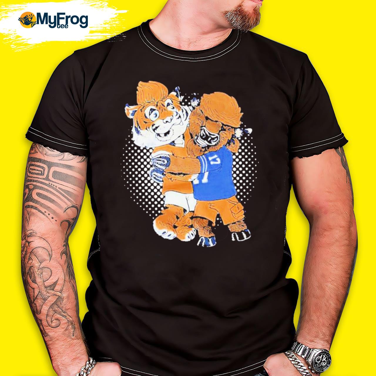 Billy Buffalo Mascot Hug Cincinnati Bengals Shirt