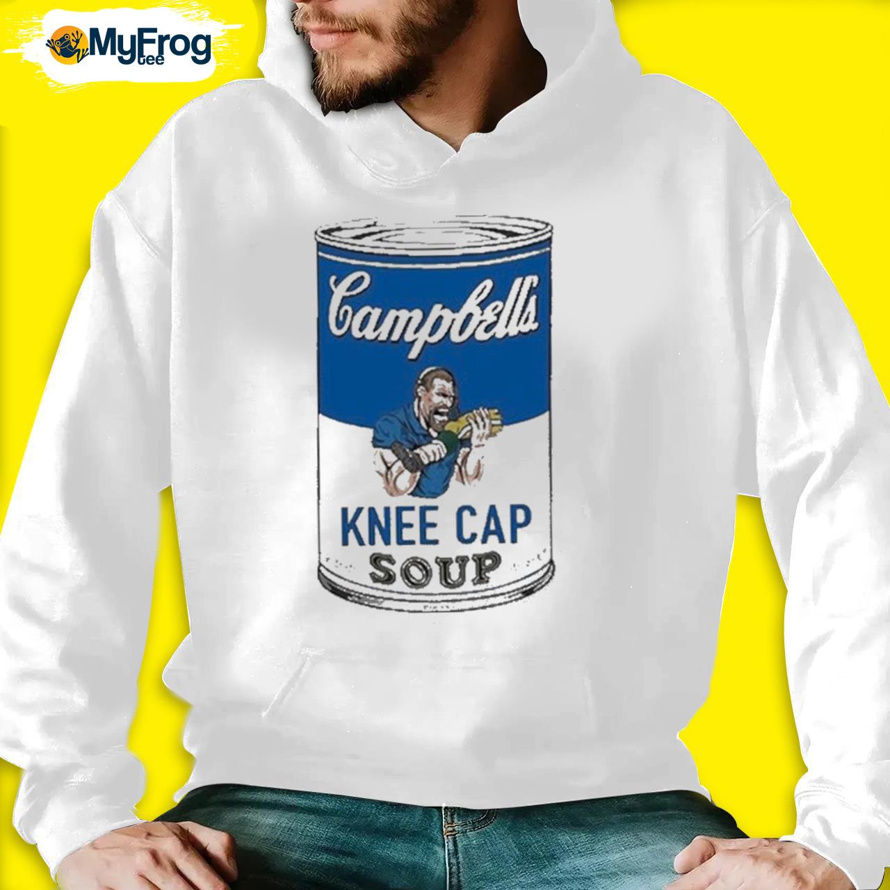 Detroit Lions Dan Campbell's Kneecap Soup Graphic T-shirt 