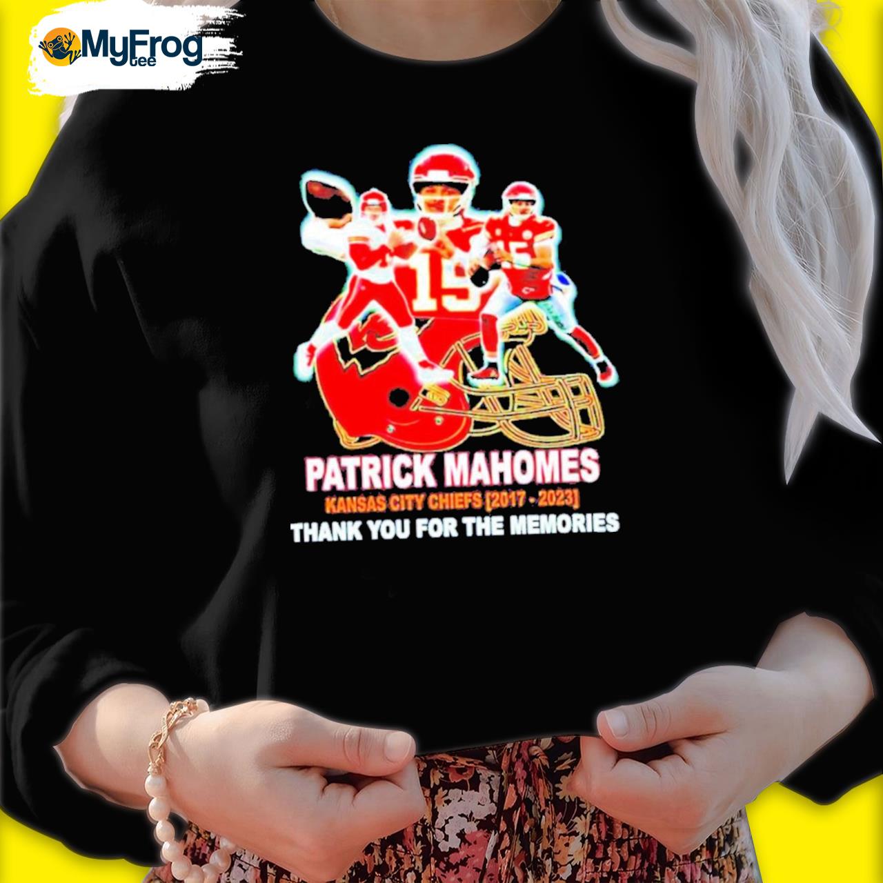 Patrick Mahomes 15 Kansas City Chiefs Thank You For The Memories Shirt -  Peanutstee