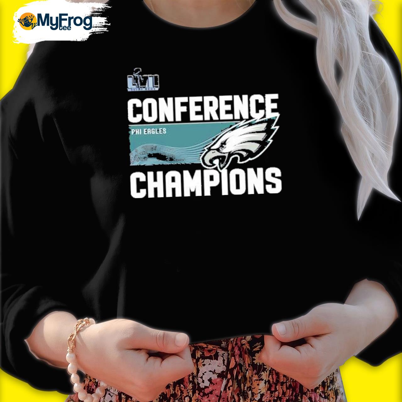 Philadelphia eagles toddler 2022 NFC champions shirt, hoodie, sweater and  long sleeve